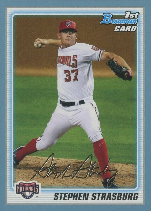 2010 Bowman Prospects Stephen Strasburg #BP1 Baseball Card