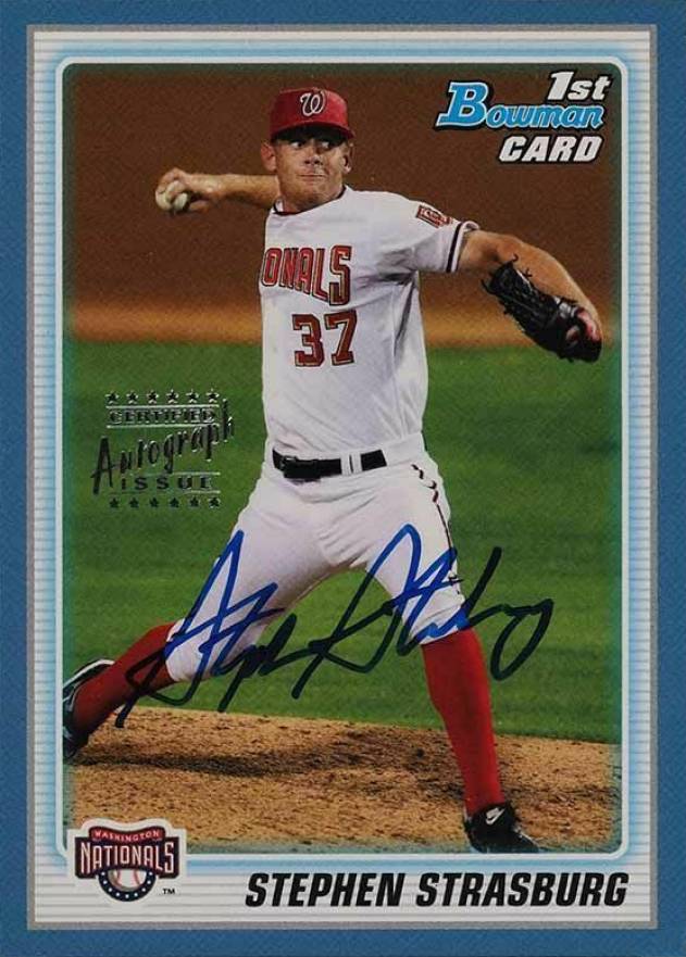 2010 Bowman Prospects Stephen Strasburg #BP1 Baseball Card