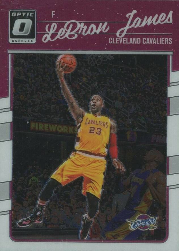 2016 Panini Donruss Optic LeBron James #15 Basketball Card