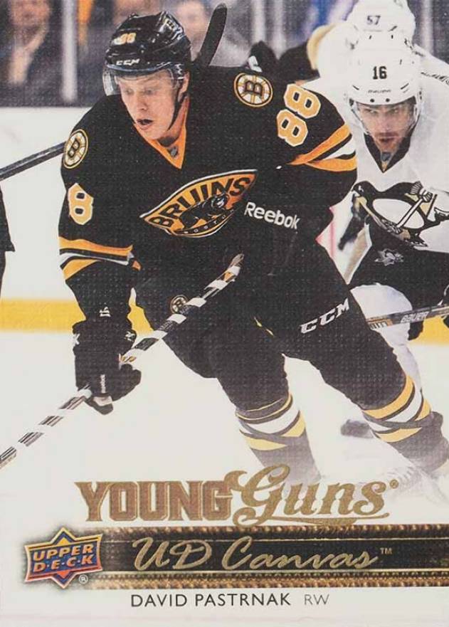 2014 Upper Deck Canvas David Pastrnak #C225 Hockey Card