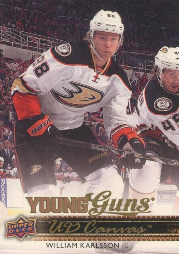 2014 Upper Deck Canvas William Karlsson #C91 Hockey Card