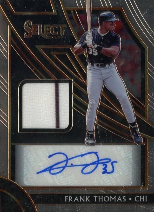 2020 Panini Select Signature Materials Frank Thomas #SMFT Baseball Card