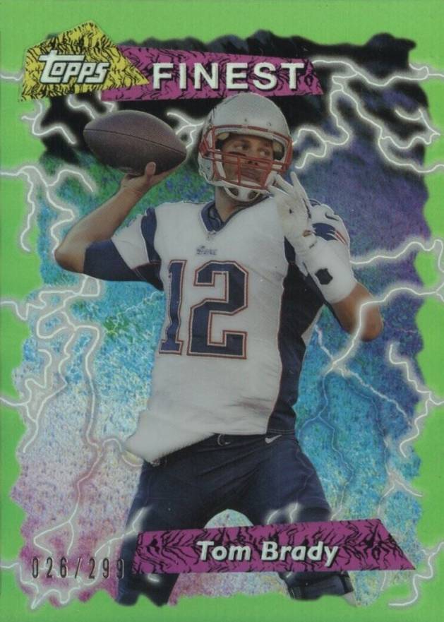 2015 Finest 1995 Finest Refractor Tom Brady #TB Football Card