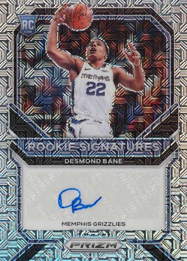 2020 Panini Prizm Rookie Signatures Desmond Bane #DBN Basketball Card