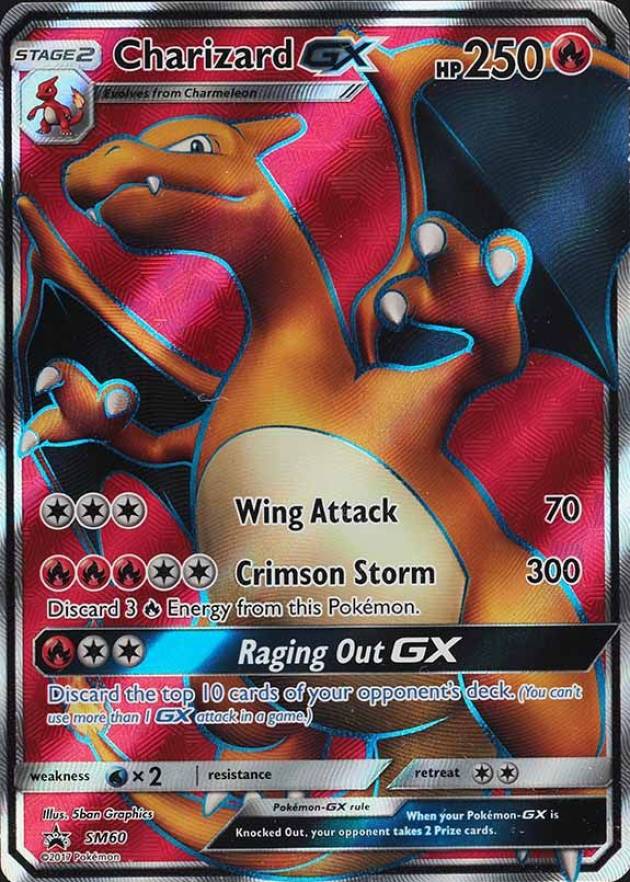 2017 Pokemon SM Black Star Promo Full Art/Charizard GX #SM60 TCG - VCP ...