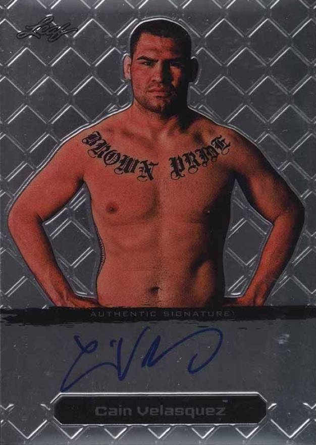 2011 Leaf MMA Metal Autographs Cain Velasquez #BACV1 Other Sports Card