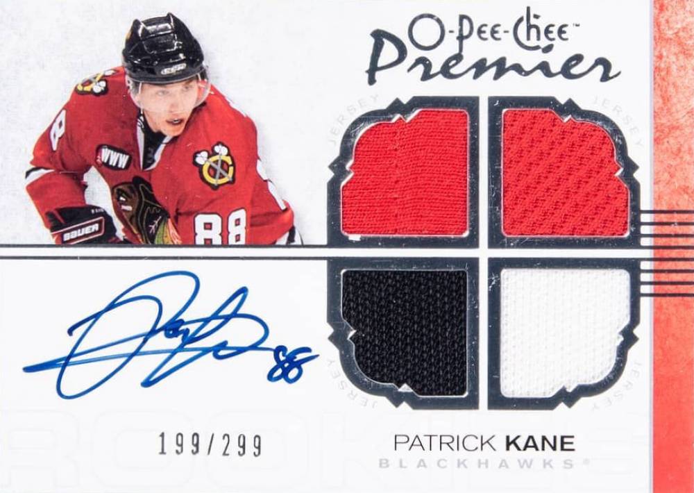 2007 O-Pee-Chee Premier Patrick Kane #144 Hockey Card