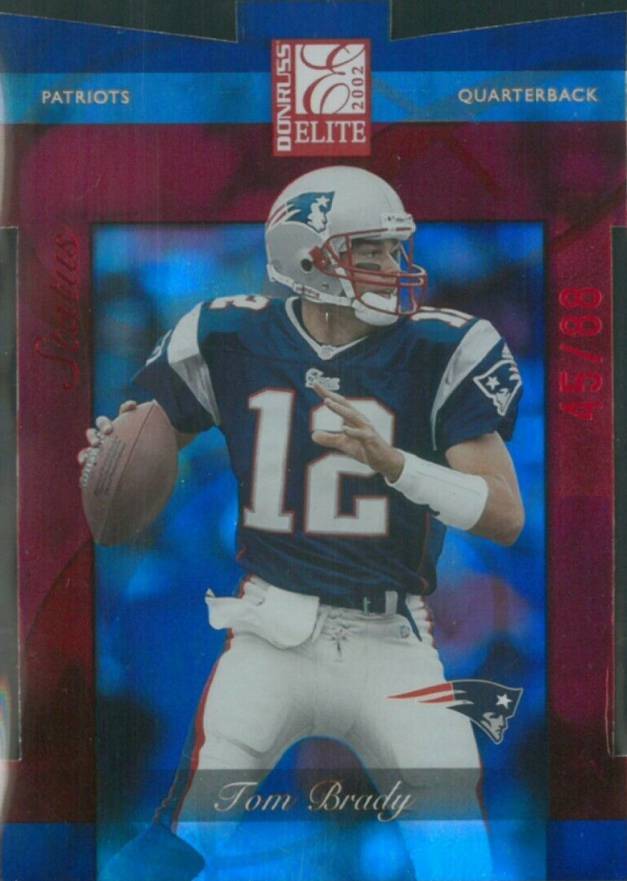 2002 Donruss Elite Tom Brady #30 Football Card