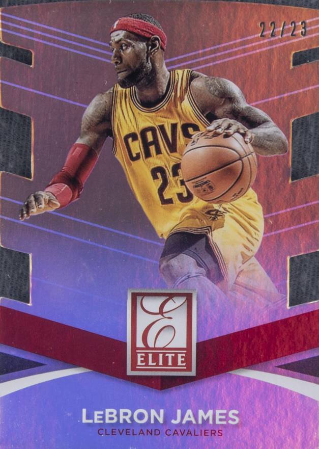 2014 Panini Donruss Elite LeBron James #80 Basketball Card