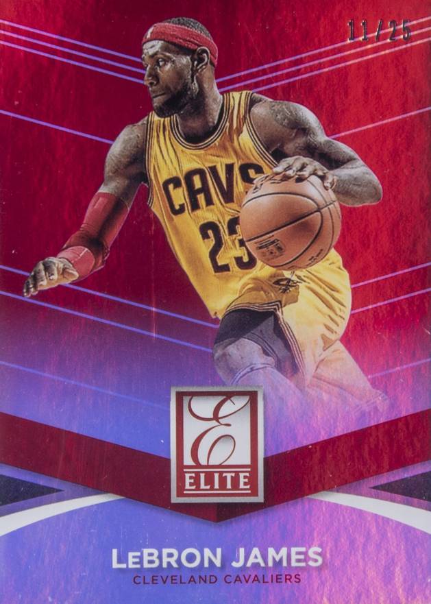 2014 Panini Donruss Elite LeBron James #80 Basketball Card