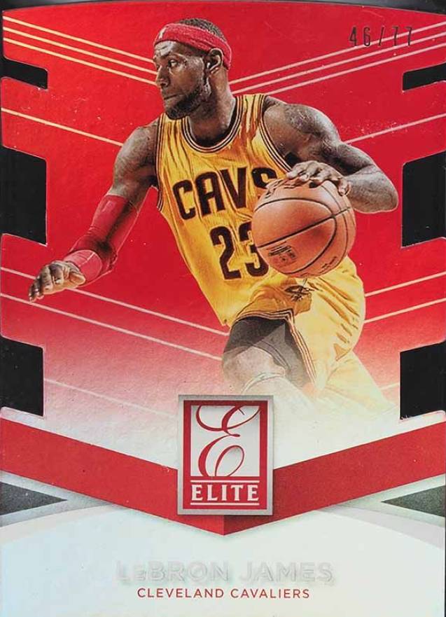 2014 Panini Donruss Elite LeBron James #80 Basketball Card