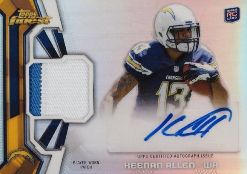 2013 Finest Rookie Autograph Patch Keenan Allen #KA Football Card