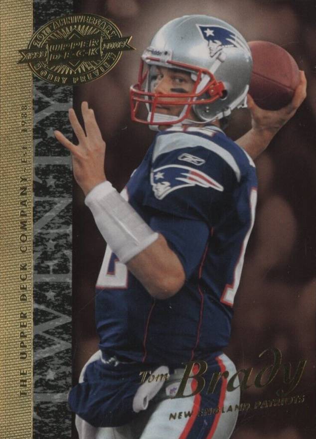 2008 Upper Deck 20th Anniversary Tom Brady #UD-20 Football Card