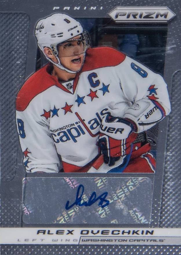 2013 Panini Prizm Autographs Alex Ovechkin #A-OV Hockey Card