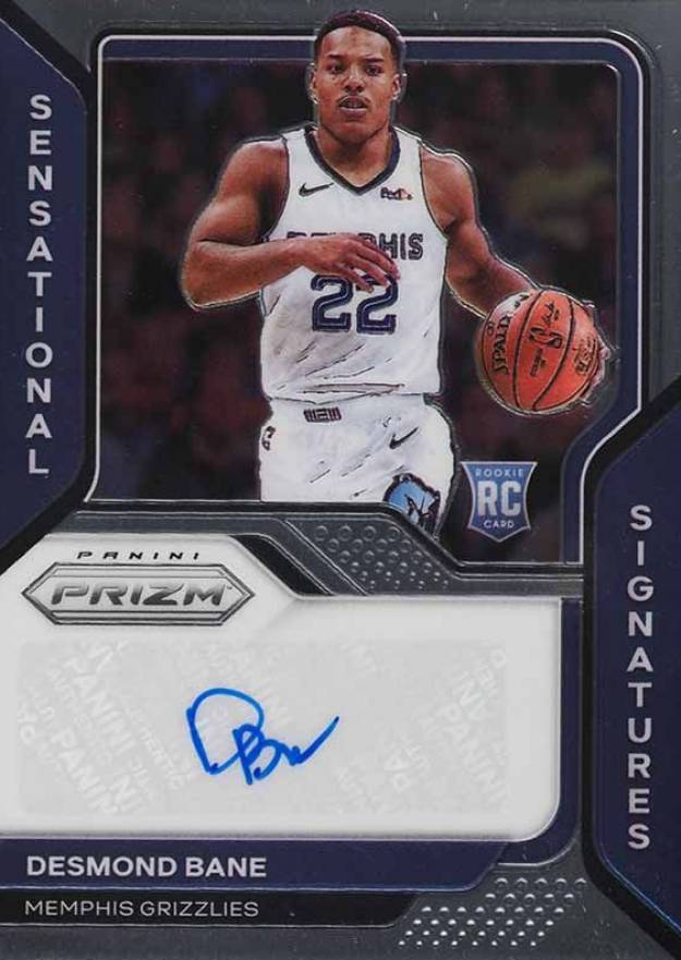 2020 Panini Prizm Sensational Signatures Desmond Bane #SSDBN Basketball Card