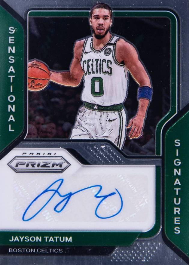 2020 Panini Prizm Sensational Signatures Jayson Tatum #SSJTU Basketball Card