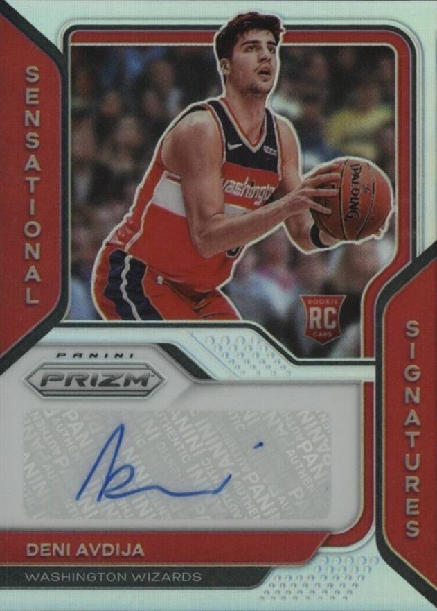 2020 Panini Prizm Sensational Signatures Deni Avdija #SSDAV Basketball Card