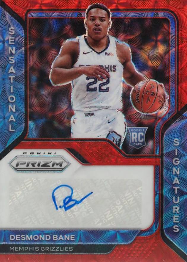 2020 Panini Prizm Sensational Signatures Desmond Bane #SSDBN Basketball Card