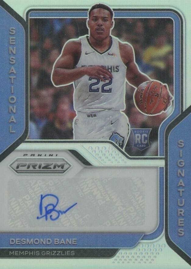 2020 Panini Prizm Sensational Signatures Desmond Bane #SSDBN Basketball Card