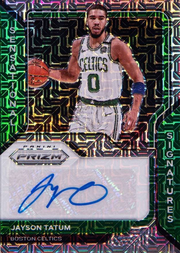 2020 Panini Prizm Sensational Signatures Jayson Tatum #SSJTU Basketball Card