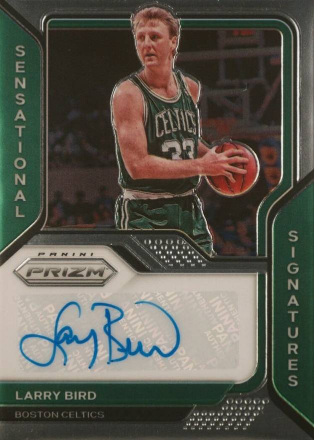 2020 Panini Prizm Sensational Signatures Larry Bird #SSLBI Basketball Card