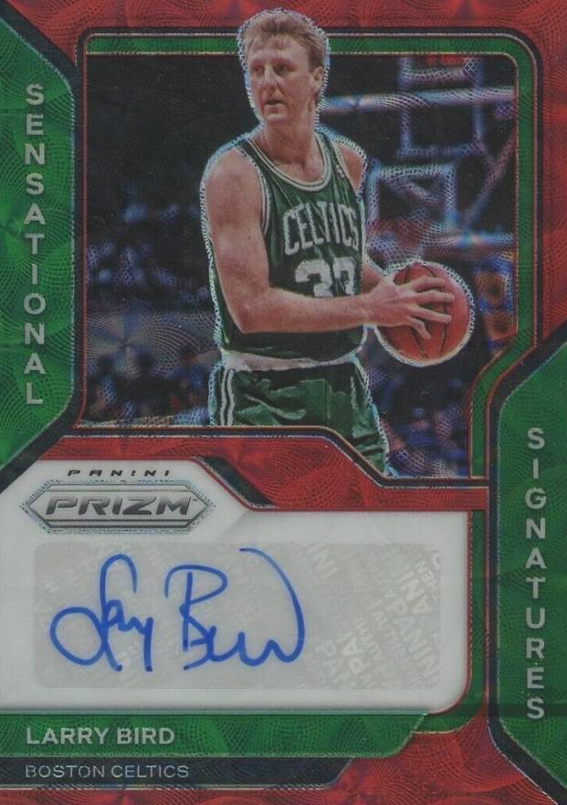 2020 Panini Prizm Sensational Signatures Larry Bird #SSLBI Basketball Card