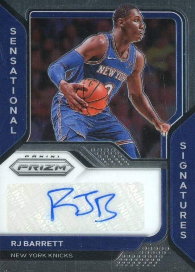 2020 Panini Prizm Sensational Signatures RJ Barrett #SSRJB Basketball Card