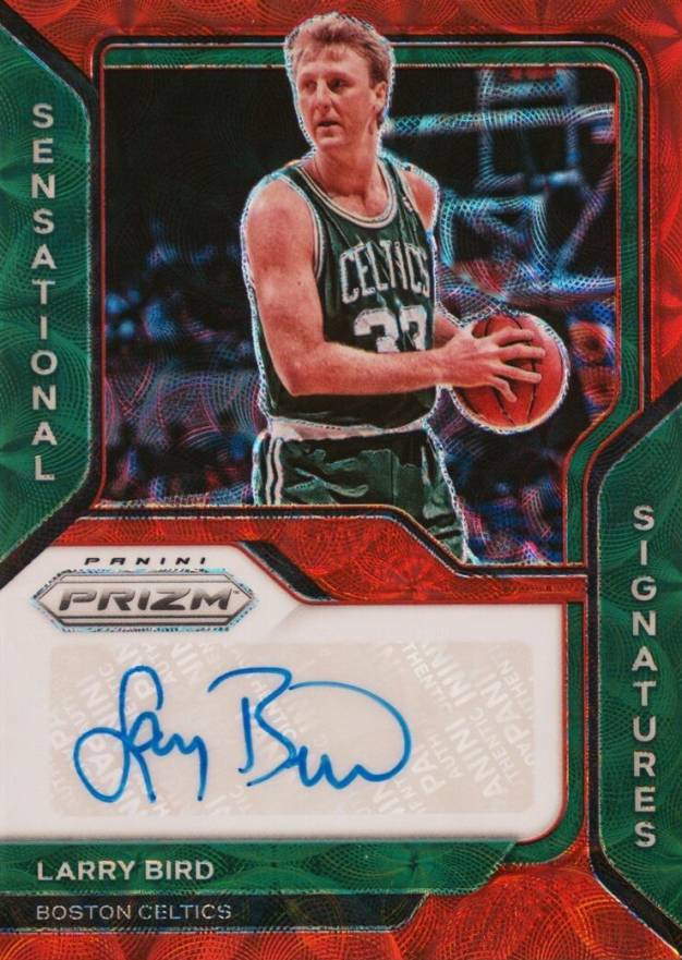 2020 Panini Prizm Sensational Signatures Larry Bird #SSLBI Basketball Card