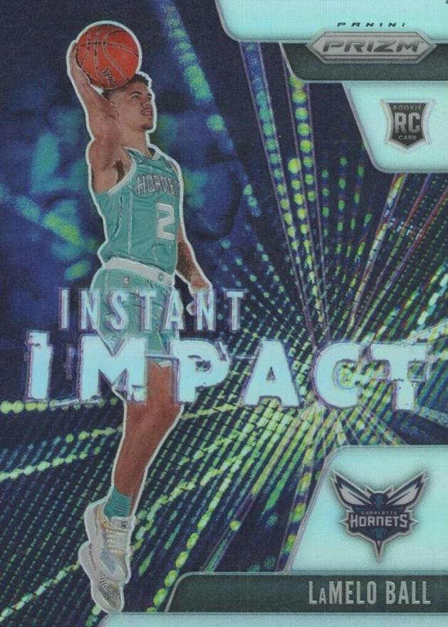 2020 Panini Prizm Instant Impact LaMelo Ball #21 Basketball Card