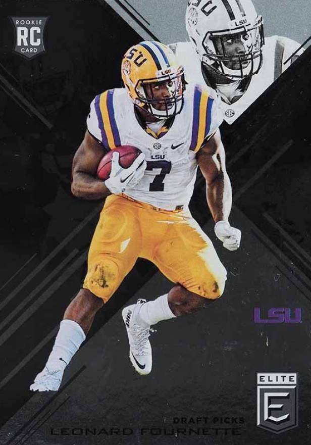 2017 Panini Elite Draft Picks  Leonard Fournette #105 Football Card