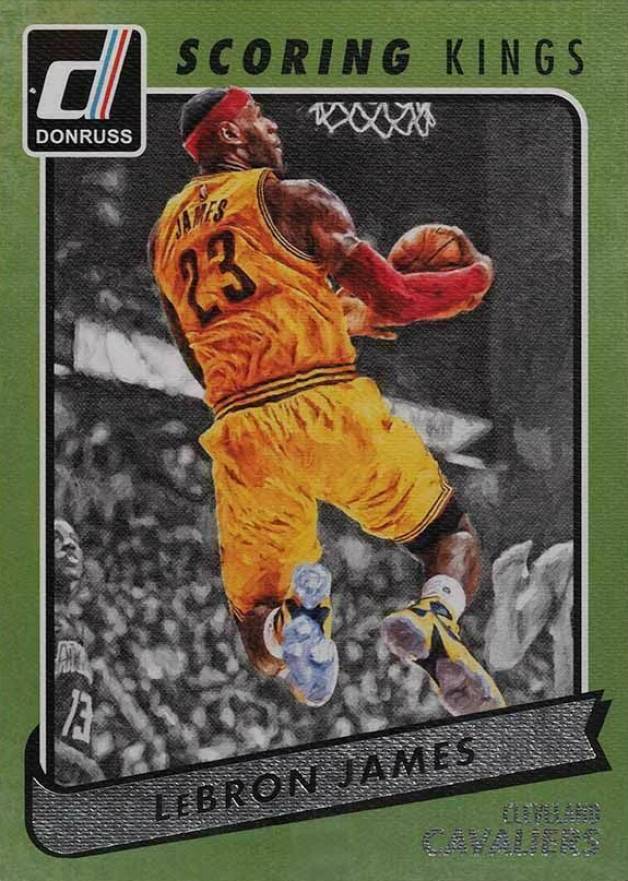 2015 Panini Donruss Scoring Kings LeBron James #29 Basketball Card