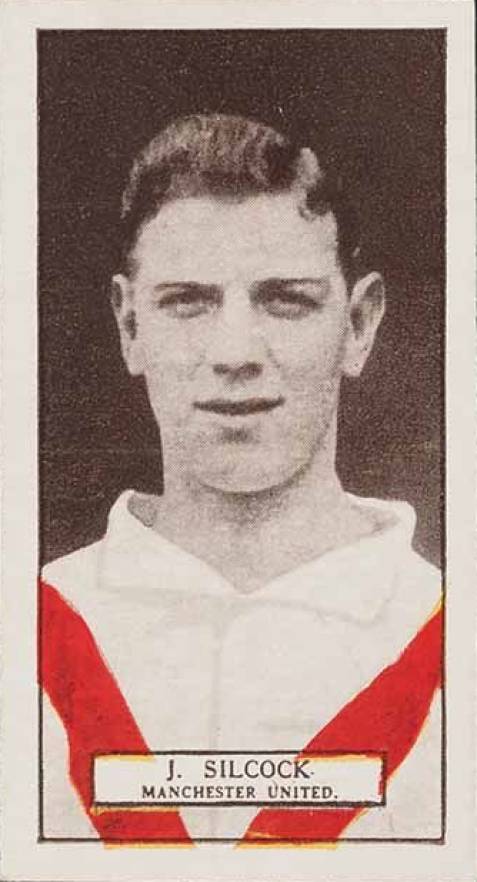 1927 J.A. Pattreiouex Footballers Series Jack Silcock #48 Soccer Card