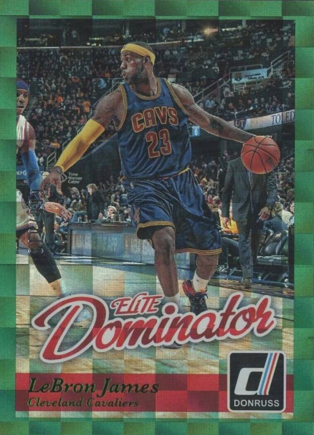 2014 Panini Donruss Elite Dominators LeBron James #37 Basketball Card