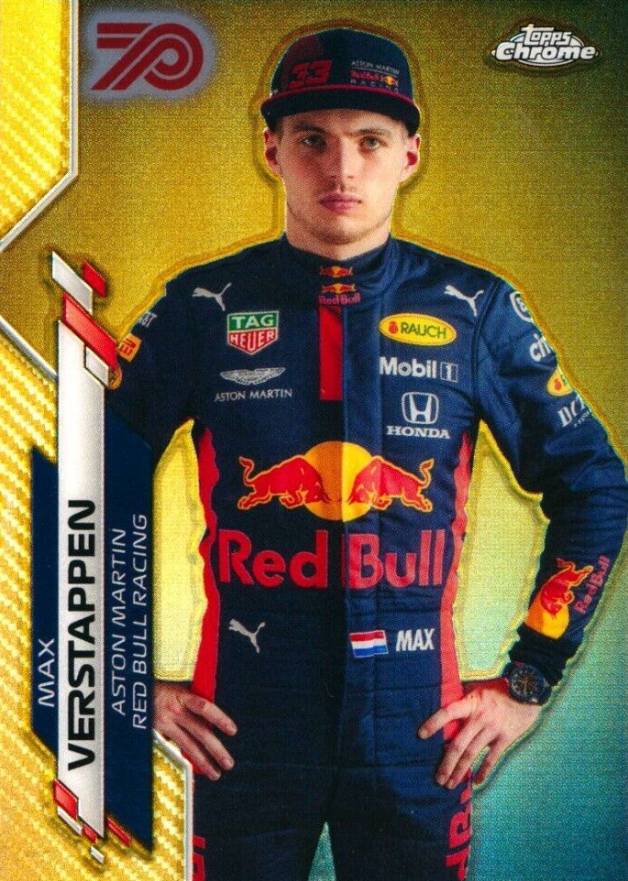 2020 Topps Chrome Formula 1 Max Verstappen #6 Other Sports Card