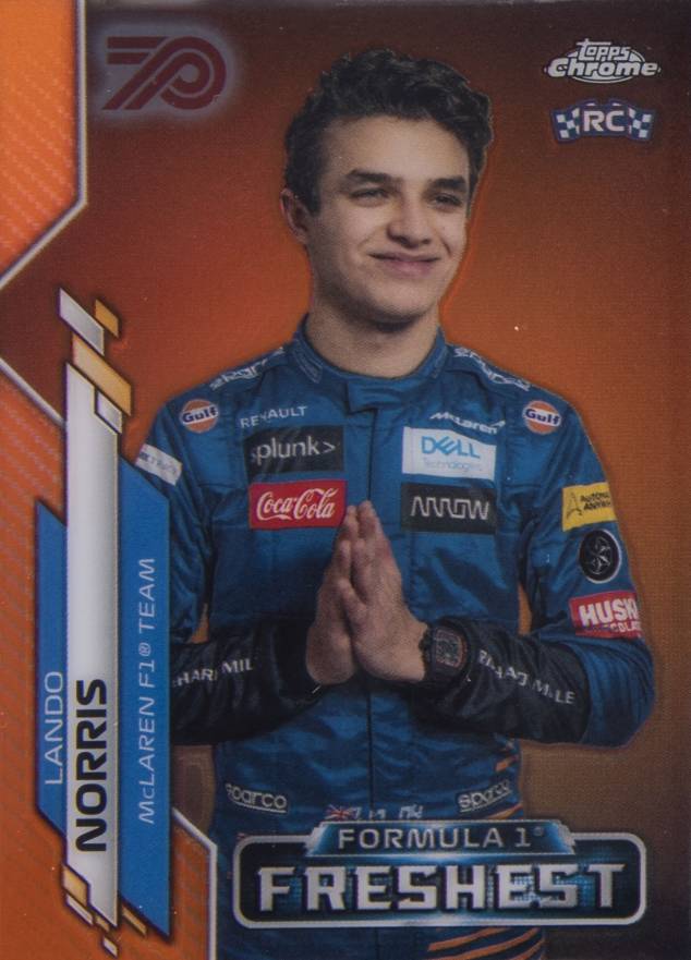 2020 Topps Chrome Formula 1 Lando Norris #199 Other Sports Card