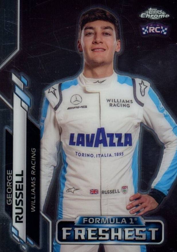 2020 Topps Chrome Formula 1 George Russell #200 Other Sports Card