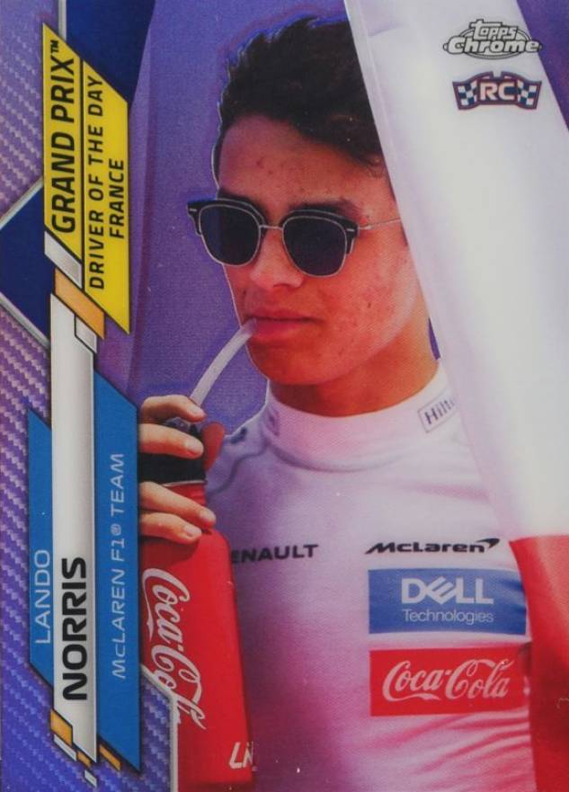 2020 Topps Chrome Formula 1 Lando Norris #161 Other Sports Card