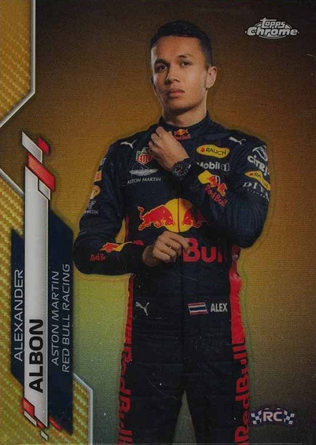 2020 Topps Chrome Formula 1 Alexander Albon #5 Other Sports Card