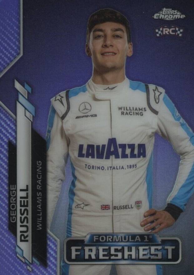 2020 Topps Chrome Formula 1 George Russell #200 Other Sports Card