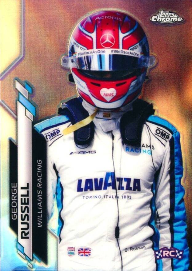 2020 Topps Chrome Formula 1 George Russell #192 Other Sports Card