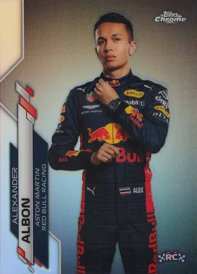 2020 Topps Chrome Formula 1 Alexander Albon #5 Other Sports Card