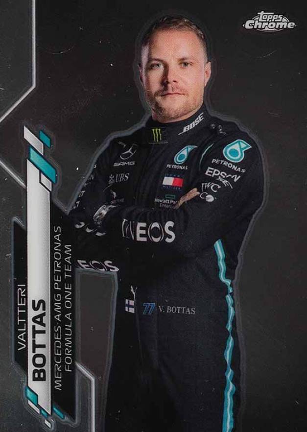 2020 Topps Chrome Formula 1 Valtteri Bottas #2 Other Sports Card