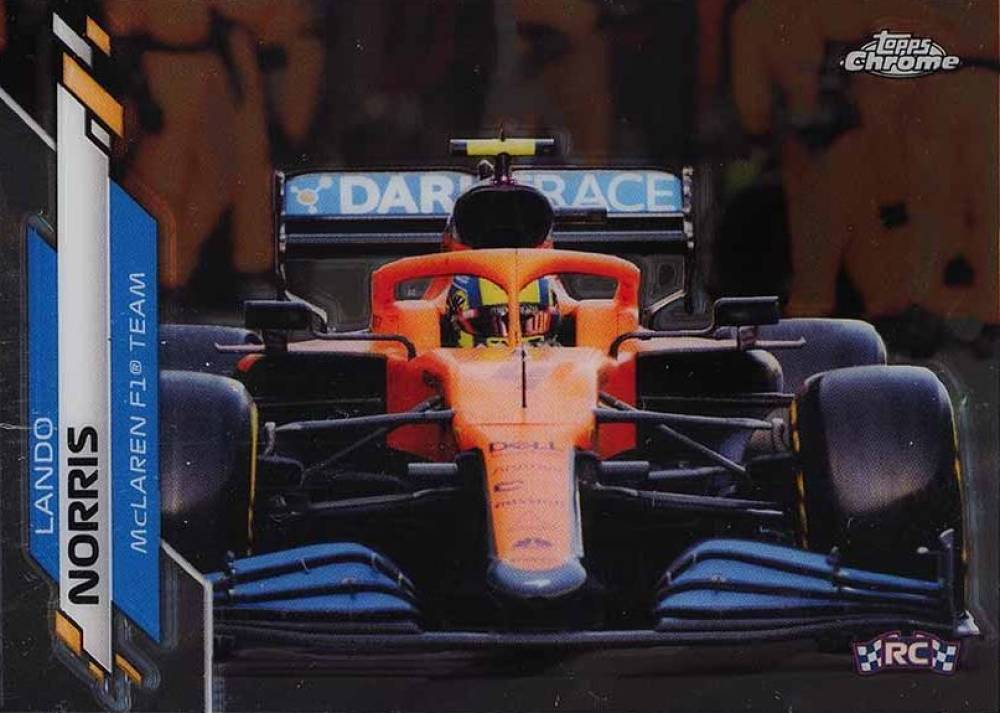 2020 Topps Chrome Formula 1 Lando Norris #27 Other Sports Card