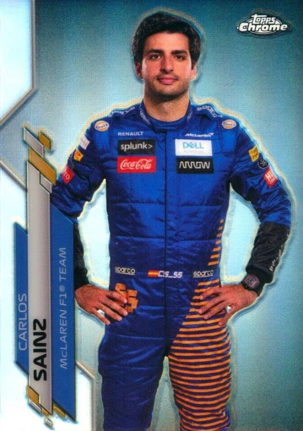 2020 Topps Chrome Formula 1 Carlos Sainz #8 Other Sports Card