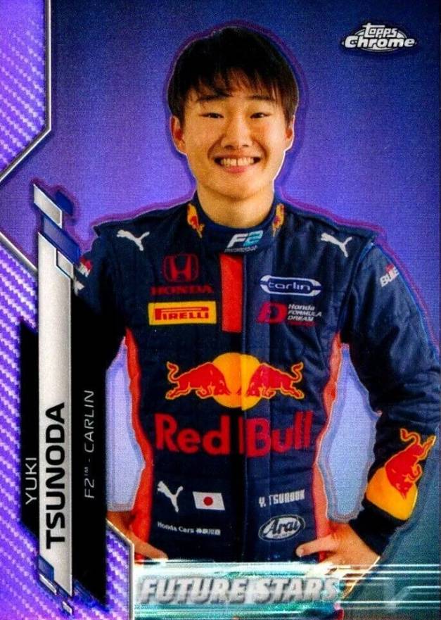 2020 Topps Chrome Formula 1 Yuki Tsunoda #60 Other Sports Card