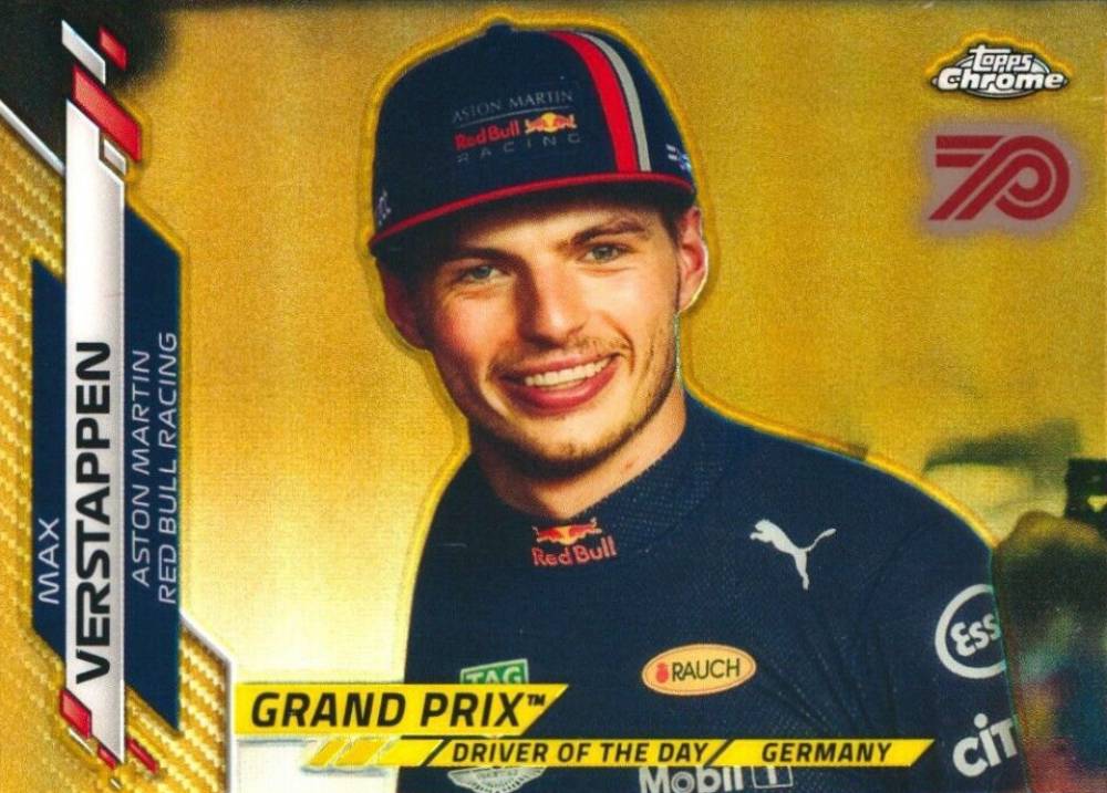 2020 Topps Chrome Formula 1 Max Verstappen #164 Other Sports Card