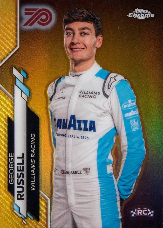 2020 Topps Chrome Formula 1 George Russell #19 Other Sports Card