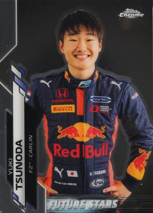 2020 Topps Chrome Formula 1 Yuki Tsunoda #60 Other Sports Card