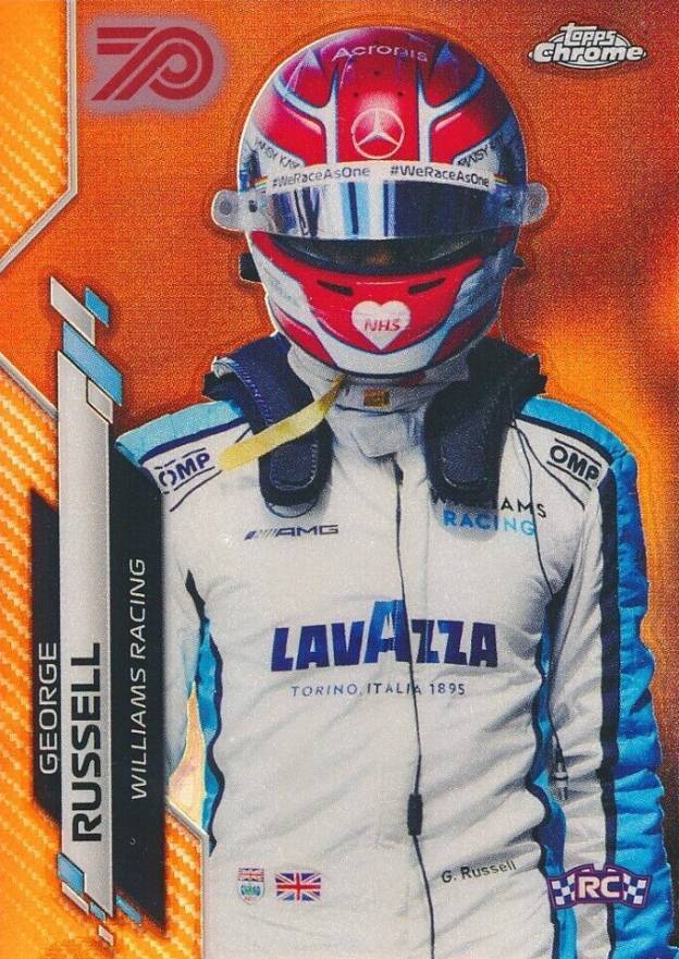 2020 Topps Chrome Formula 1 George Russell #192 Other Sports Card