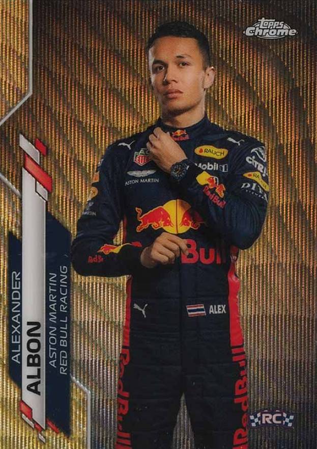 2020 Topps Chrome Formula 1 Alexander Albon #5 Other Sports Card